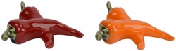 Groente Peper porselein 12,5x12,5x4cm
