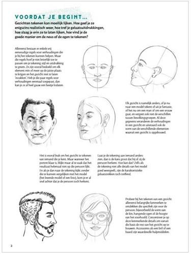 Deltas gezichten tekenen stap voor stap creatief boek voor kinderen-2