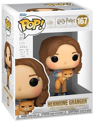 Funko Harry Potter speelfiguur Hermione Granger met Crookshanks - verzamelitem-2