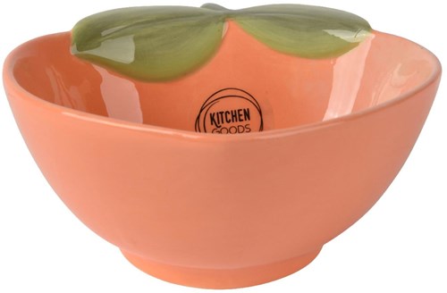 Decoris bol dolomite vaisselle enfant Ø13,5 pêche orange
