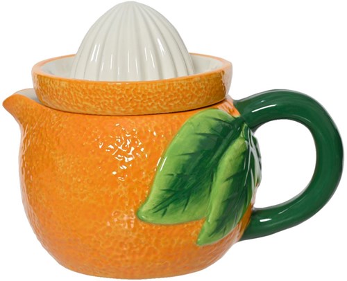 Decoris citruspers dolomiet oranje keukengerei H12cm sap