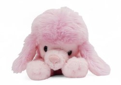 One Love peluche caniche rose Millie - chien en peluche doux rose