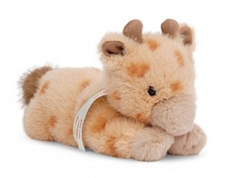 One Love peluche girafe Willow jaune et marron - jouet en peluche doux