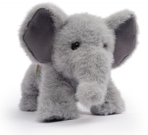 One Love knuffel olifant Tai grijs - zachte pluche speelgoedknuffel-3
