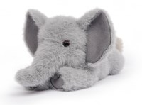 One Love peluche éléphant Tai gris - jouet en peluche doux