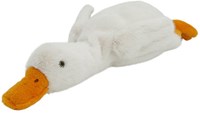 One Love knuffel gans Feather wit - zachte pluche knuffel duurzaam-3