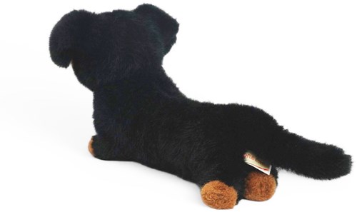 One Love knuffel teckel Pumpkin zwart bruin - zachte pluche hond-2