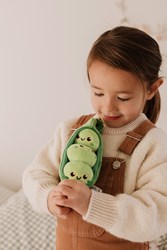 Besitos jouet squishy petit pois 20cm - légume câlin doux