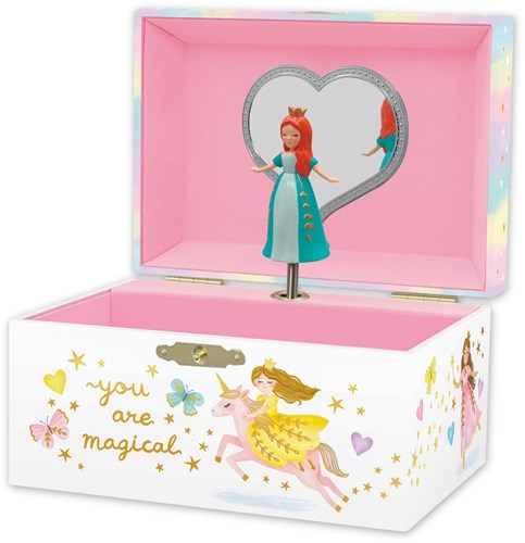 Giggle and Honey boîte à bijoux musicale princesse rose boîte à bijoux enfant