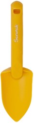 Scrunch speelgoed spade geel - compacte reis schep voor kinderen