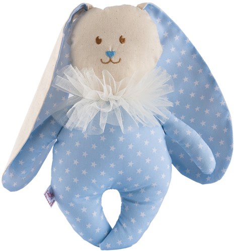 Asi babypop Mateo 34cm - zachte pop blauw met sterren