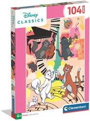 Clementoni puzzle Aristocats 104 pièces - puzzle enfant Disney