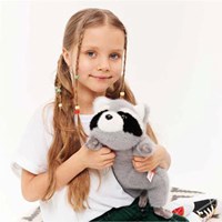Orange Toys peluche raton laveur jouet en peluche 38 cm