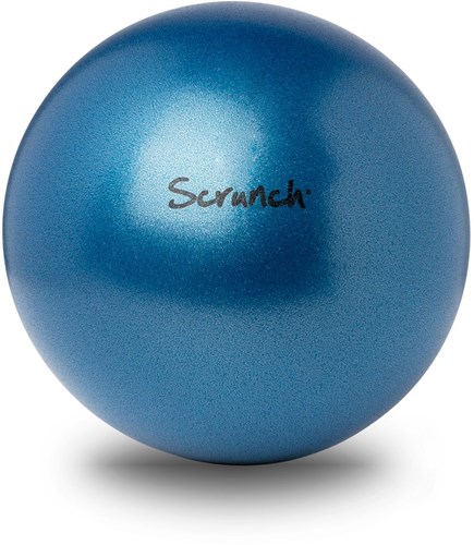 Scrunch bal blauw siliconen opvouwbaar strandbal voor kinderen