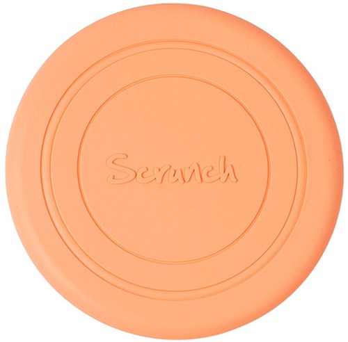 Scrunch Frisbee siliconen opvouwbaar - perzik kleur - speelgoed-2