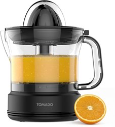 Tomado citruspers zwart 40W elektrische sapcentrifuge keuken