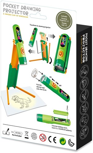 Ambo projecteur jouet - Pocket Drawing Projector dinosaure créatif-2