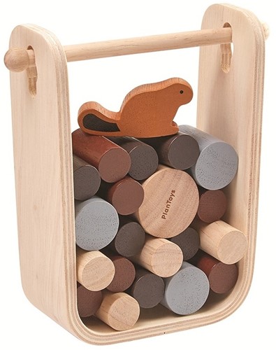 PlanToys Houten Speelgoed Houten tuimelaar