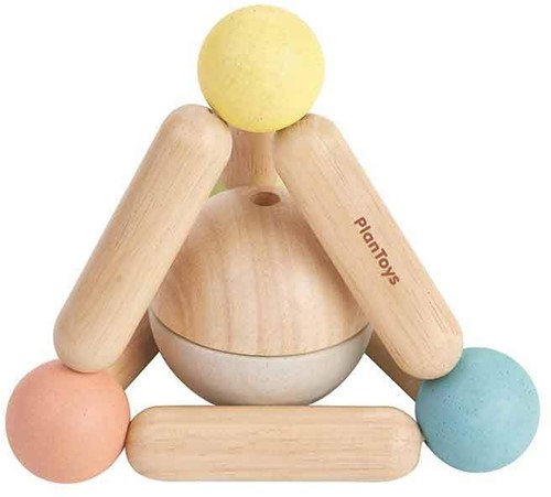 PlanToys Houten Speelgoed Driehoek grijpspeelgoed