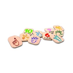 PlanToys Houten Speelgoed Handgebaar Cijfers 1-10