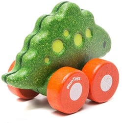 Voiture dinosaure stégosaure de Plan Toys