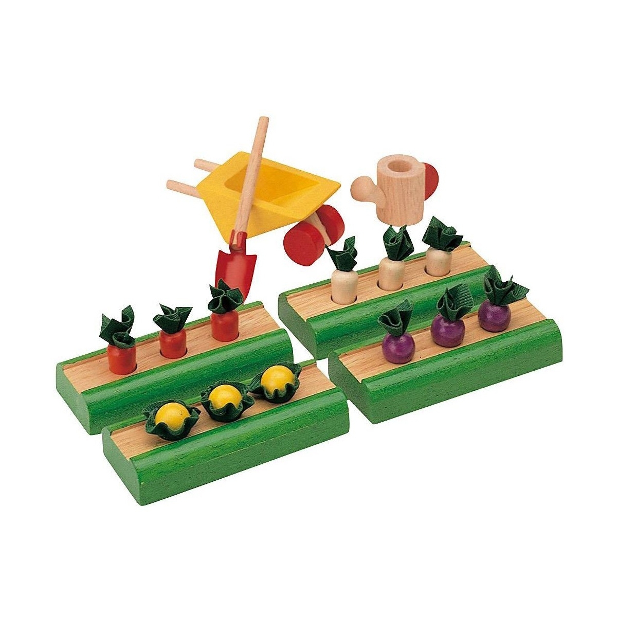 Figurine pour enfant Plantoys Jouet en bois Plan Toys 4 Figurines