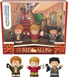 Mattel mini figuren speelgoed Home Alone Fisher-Price Little People Collector 3-pack