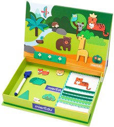 Mieredu livre magnétique monde animal jouet éducatif pour enfants