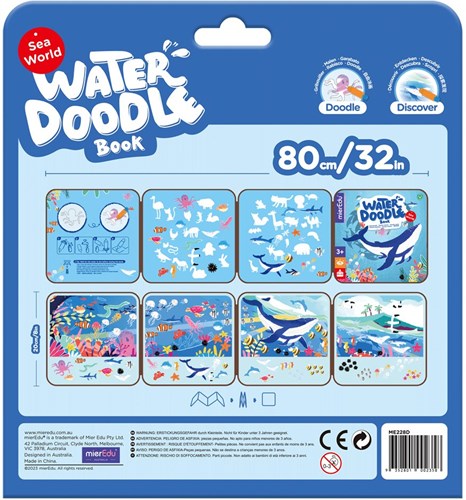 Mieredu livre de doodle à l'eau monde sous-marin - jouet éducatif-3