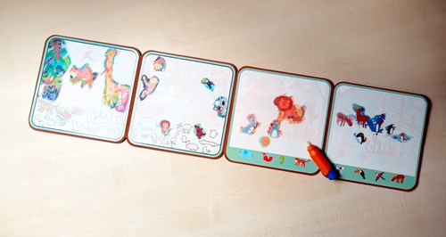 Mieredu livre de coloriage à l'eau animaux de la forêt - jouet créatif pour enfants-3