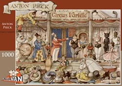 Puzzelman legpuzzel Anton Pieck Circus Variete 1000 stukjes puzzel