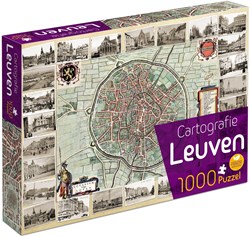 Tucker's Fun Factory puzzle Cartographie Louvain - jouet éducatif 1000 pièces