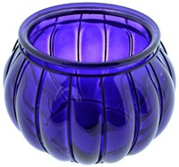 Vase avec cadre en métal décoration verre violet 30 cm design moderne