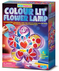 4M lampe colorée fleur kit créatif décoration chambre enfant