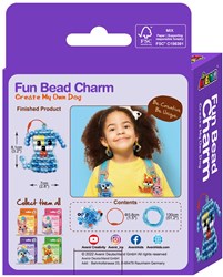 Avenir kralen knutselset hond - kleurrijke fun bead charms speelgoed
