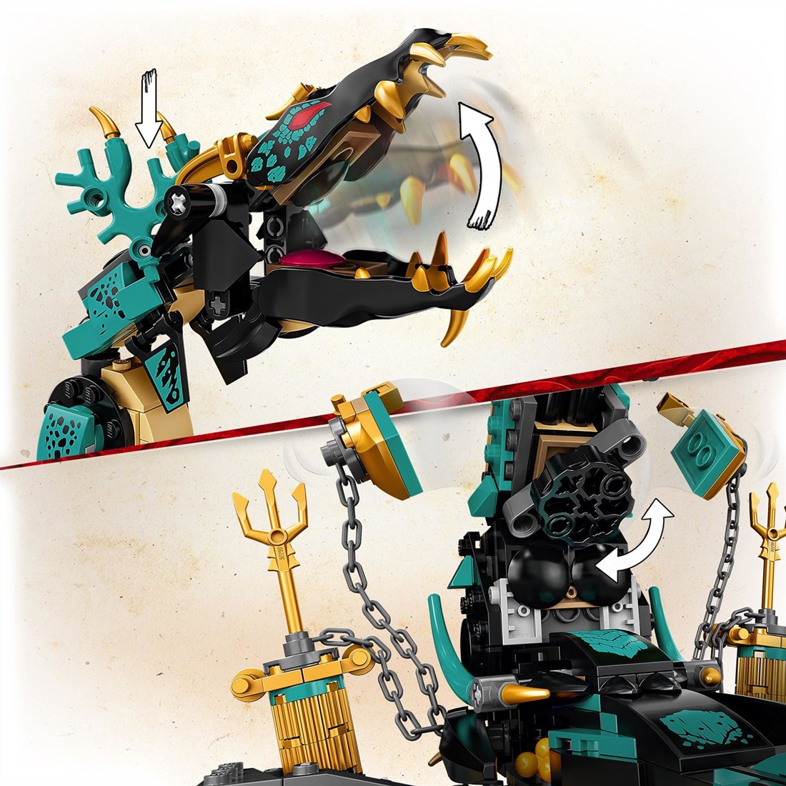 Lego Ninjago Le Temple De La Mer Sans Fin