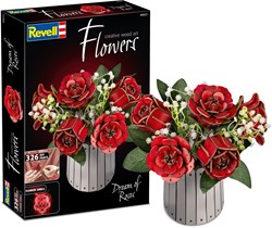 Revell fleurs en bois Dream of Roses avec vase et décoration parfumée