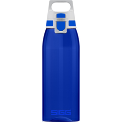 SIGG waterfles Total Color blauw 1L - duurzame drinkfles Tritan