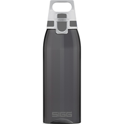 SIGG drinkfles waterfles Total Color antraciet 1L Tritan BPA-vrij