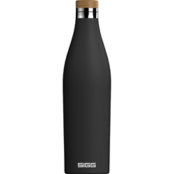 SIGG thermosfles Meridian zwart 0.7L - dubbelwandig RVS drinkfles