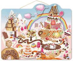 Speedy Monkey - Magnetische puzzel (snoep) - 48 st. 5+ - 42x33x1cm