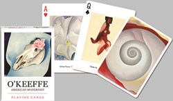 Cartes à jouer Piatnik Georgia O'Keeffe - Single Deck