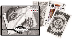 Cartes à jouer gauche et droite Piatnik Escher - Double Deck