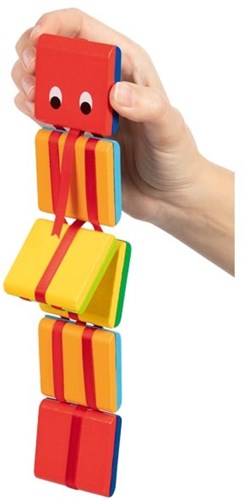 Goki échelle de Jacob en bois jouet classique coloré pour enfants-2