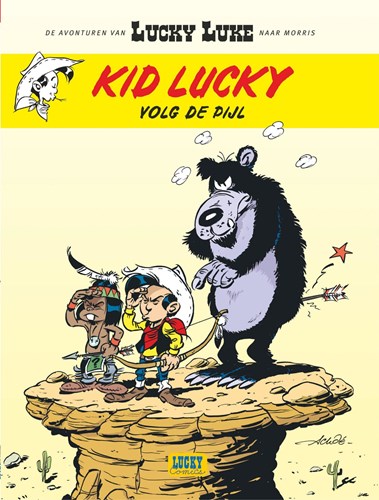Stripboeken Kid Lucky stripboek avontuur 4 volg de pijl paperback