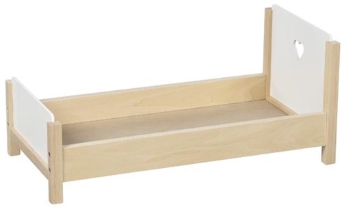 Goki lit de poupée jouet en bois multicolore pour poupées-3