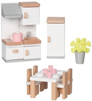 Goki poppenhuismeubel keuken houten accessoires 20-delig-2