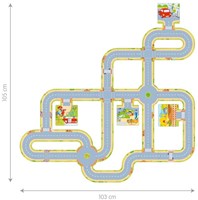 Goki Vloerpuzzel Wegen met 2 Voertuigen - Kartonnen Speelgoed-3