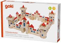 Goki houten bouwblokken kasteel - speelgoed set 145-delig-3