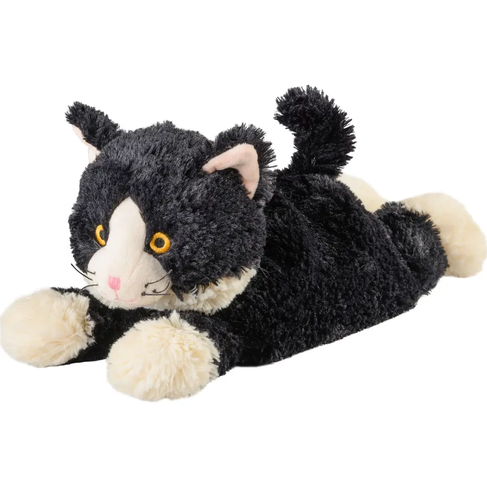 Warmies magnetronknuffel kat liggend lavendel warmteknuffel